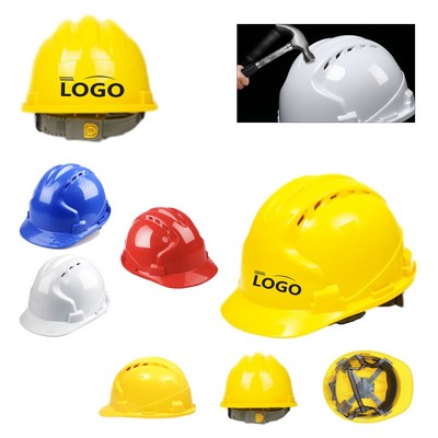 Moq 50pcs Abs Thickening Work Safety Helmet