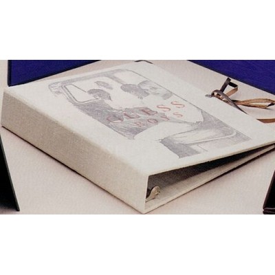 Bounded Leather Custom Loose Leaf Supplied Materials Binder