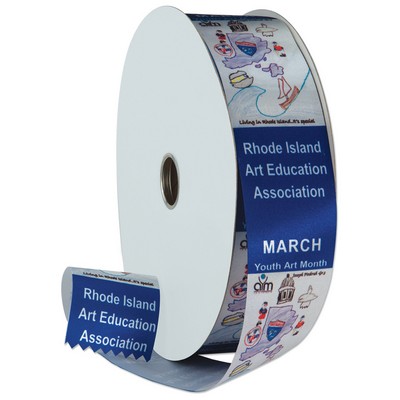 2" Custom Printed 100 Yard Multicolor Ribbon Roll