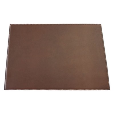 Leatherette Chocolate Brown Rectangular Place Mat