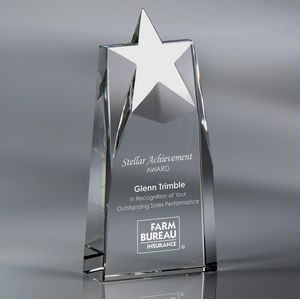 All-Star - Large optical crystal award