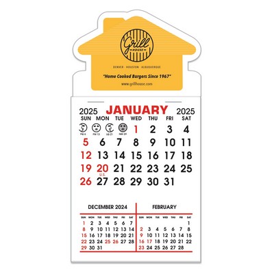 Stick-It! Magnet | 3" x 5 7/8" | House Shape | 3 Month Pad
