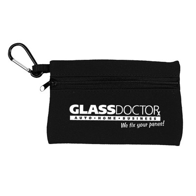 Scuba Zipper Tote Bag With Carabiner