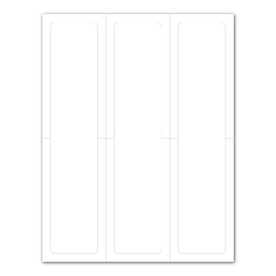 Blank Kleer-Bak™ LASER-FORMS™ (3 Up-2¾"x11")
