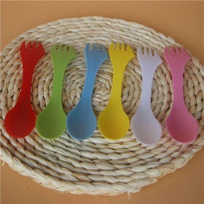 Three-in-One Plastic Utensil