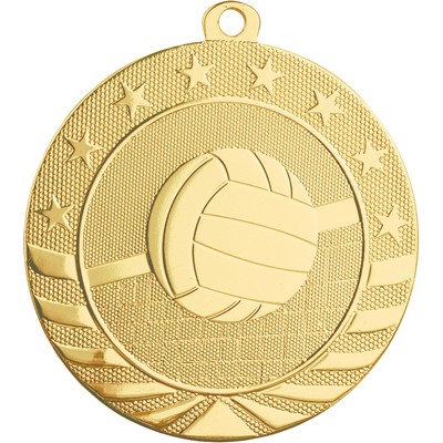 2 3/4" Starbrite Volleyball Medal