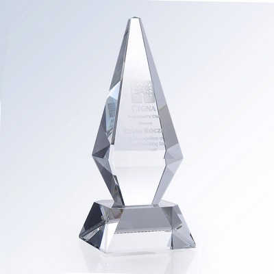 Medium Excellence Crystal Award