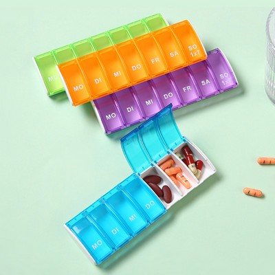 Weekly Pill Organizer Box Case