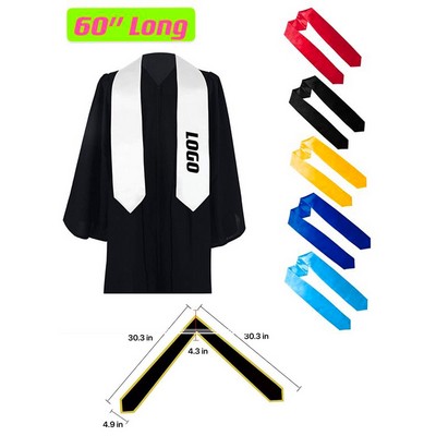 60 Inches Graduation Stole