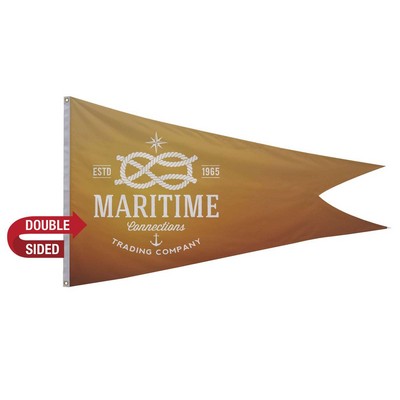 3' x 5' Polyester Burgee Flag Double-Sided