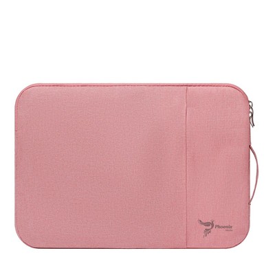 Jacquard Laptop Sleeve with Front Pocket and Carry Handle
