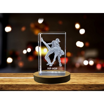 Hip-Hop Dancers | 3D Engraved Crystal