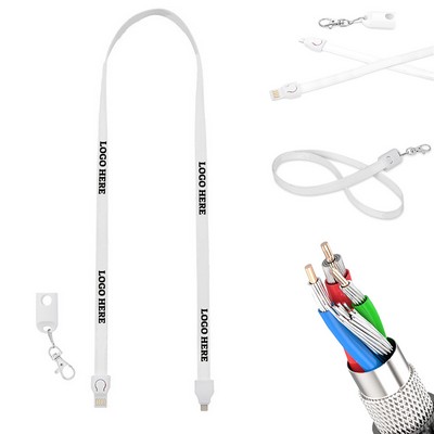 2 in 1 Lanyard Charging Cable