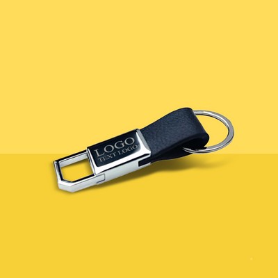 Luxury Genuine Leather Keychain