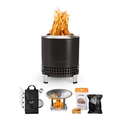 Solo Stove Mesa XL Tabletop Roasty-n-Toasty Bundle - ASH