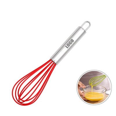 8 Inch Colorful Stainless Steel Balloon Whisk Optimal Whipping Tool