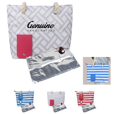 Wine Beach Cooler Bag with Spout