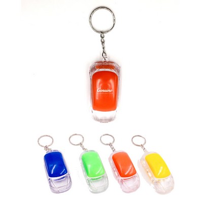 Car Shaped Led Flashlight Keychain