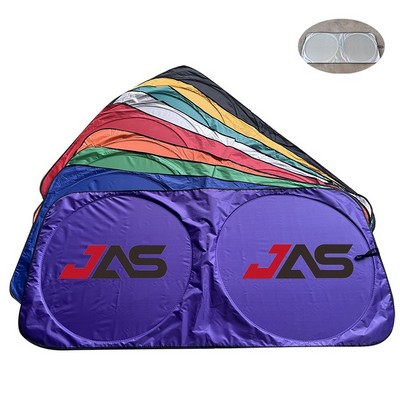 Colourful Foldable Car Sunshade