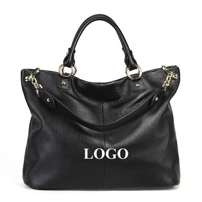 Women Soft Leather Tote Handbag