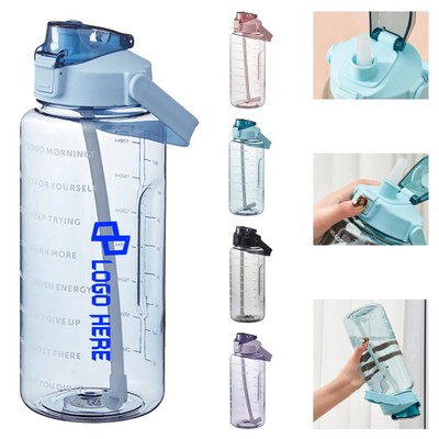 67.6 Oz Water Bottle W/ Straw