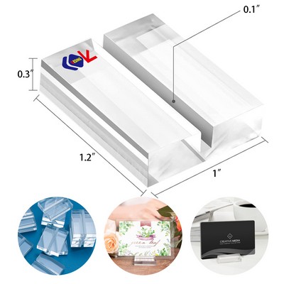 Acrylic Place Card Holder Card Display Stand Table Number Holders