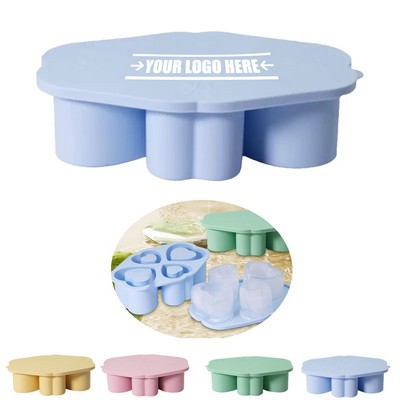 30OZ Silicone Ice Cube Tray Heart Shape
