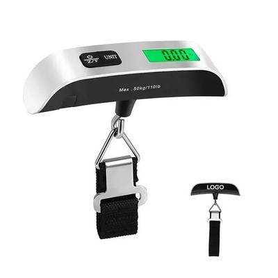 Portable Digital Luggage Scale with Built-in Temperature Sensor