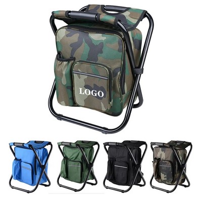 Portable Cooler Chair - For Fishing & Camping