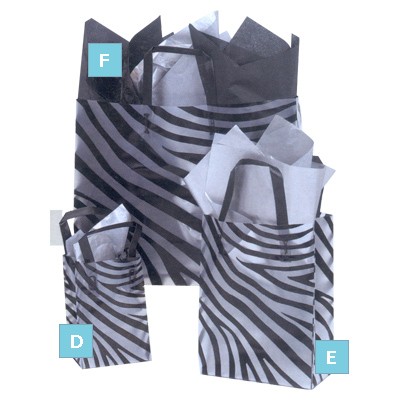 Zebra Print Bag (16" x6" x13")