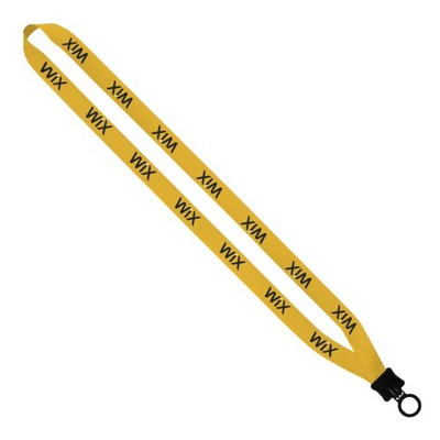 1/2" Dye-Sublimated Waffle Weave Lanyard