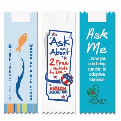 Custom Printed Tape Top Multicolor Ribbon (2"x8")