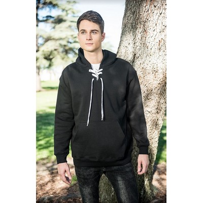 Hockey Style Hooded Pullover Sweatshirt