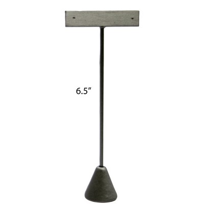 Steel Gray Large Earring Tree T-Bar Display