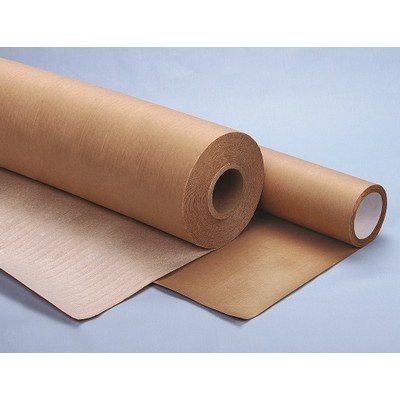 12" Unlined Cohesive Coated Natural Kraft Roll