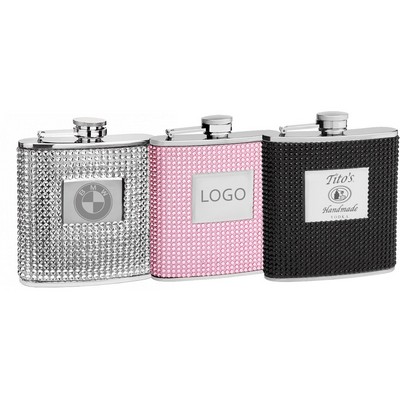 Rhinestone Hip Flask