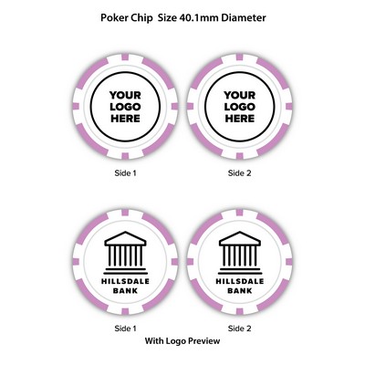 Pink Poker Chips