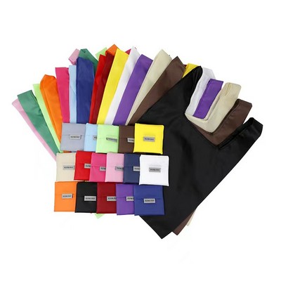 Recycling Shopping Vest Tote Bag Fold-in Pouch