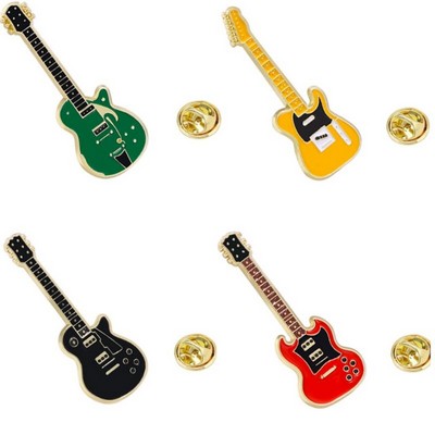 Guitar Brooch Pins
