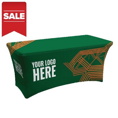 SPECIAL SALE - Stretch Table Cloth/ Table Cover with Full Color Dye Sublimation