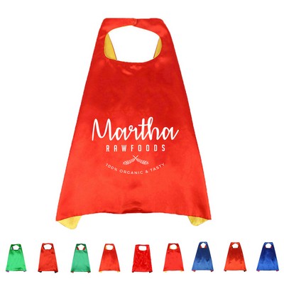 Two-sided Polyester Super Hero Cape