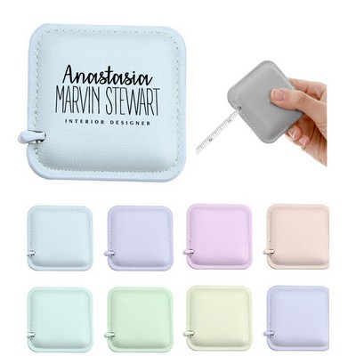Mini Pu Leather Tape Measure