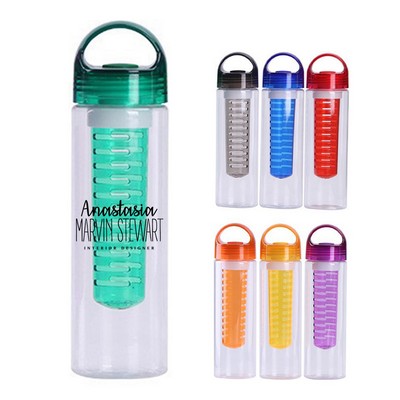 22oz Sport Plastic Juicing Fruit Bottle