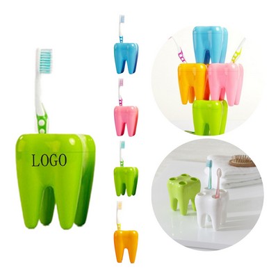 Tooth Shaped Toothbrush Holder