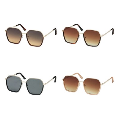 Jade O/S Angled Combo Sunglasses