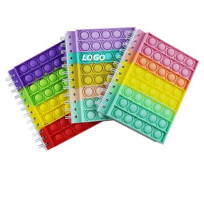 Spiral Notebook W/ Fidget Toy Cover
