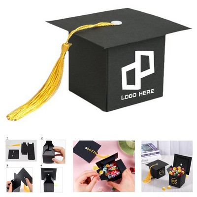 2.36 X 2.36 X 2.36Inch Mortarboard Gift Candy Box