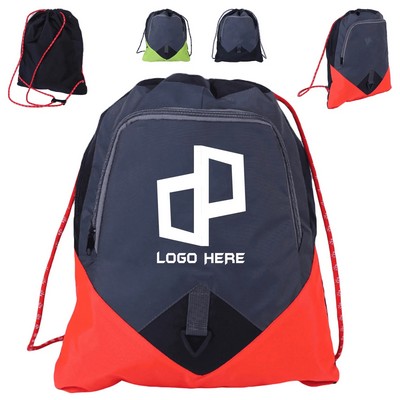 13.39X18.11 Inch Terylene Drawstring Backpack