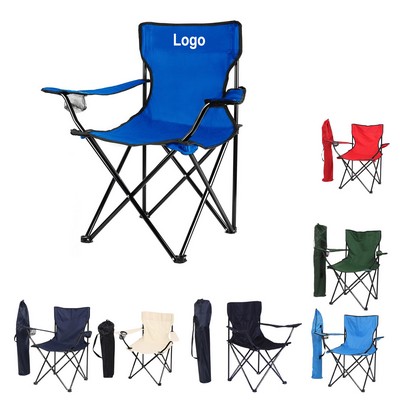 Portable Folding Camping Chair with Cup Holder