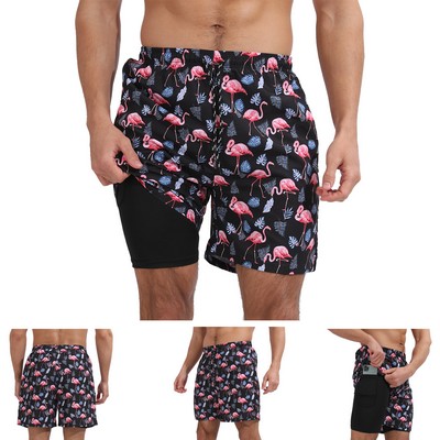 Custom Beach Shorts with Lining